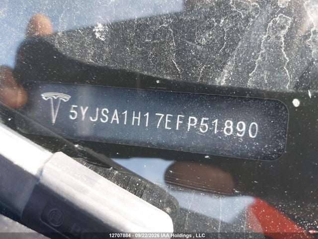 Tesla MODEL S 2014 5YJSA1H17EFP51890 Image 19