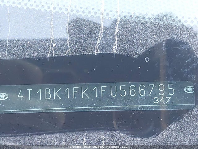 4T1BK1FK1FU566795 Toyota Camry Xse/xle