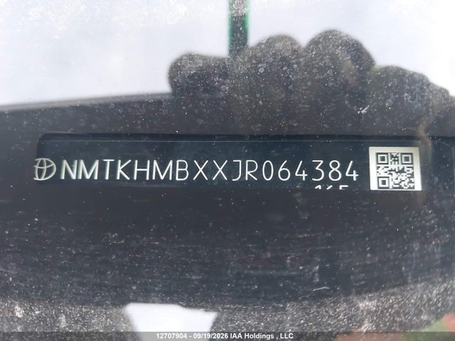 12707904 :رقم المزاد ، NMTKHMBXXJR064384 vin ، 2018 Toyota C-hr Xle مزاد بيع