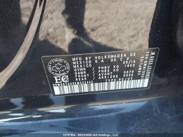 Volkswagen Golf 2019 3VWG57AU9KM022442 Image 17