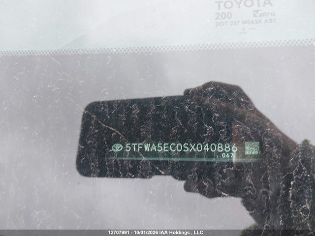 Продаж на аукціоні авто 2025 Toyota Tundra Limited 4x4, vin: 5TFWA5EC0SX040886, номер лоту: 12707991