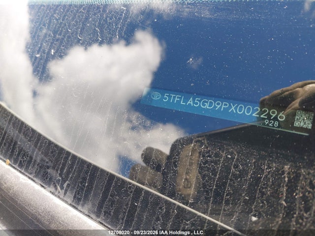 12708020 :رقم المزاد ، 5TFLA5GD9PX002296 vin ، 2023 Toyota Tundra Sr5 مزاد بيع
