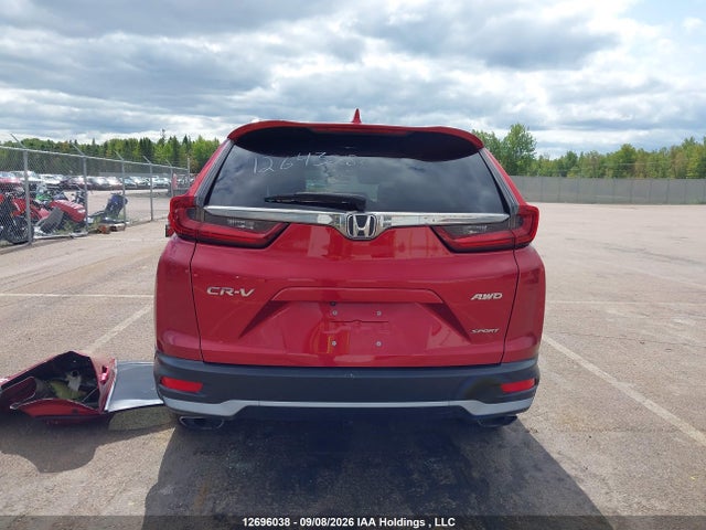 12696038 :رقم المزاد ، 2HKRW2H42MH240295 vin ، 2021 Honda Cr-v Sport مزاد بيع
