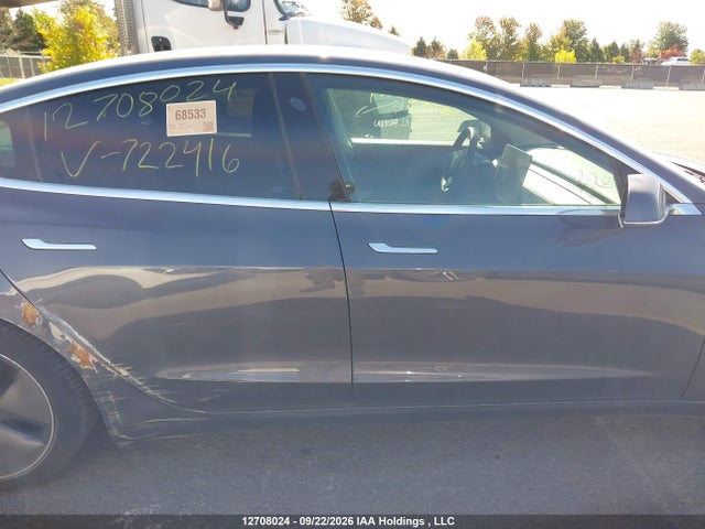12708024 :رقم المزاد ، 5YJ3E1EA7LF722416 vin ، 2020 Tesla Model 3 مزاد بيع