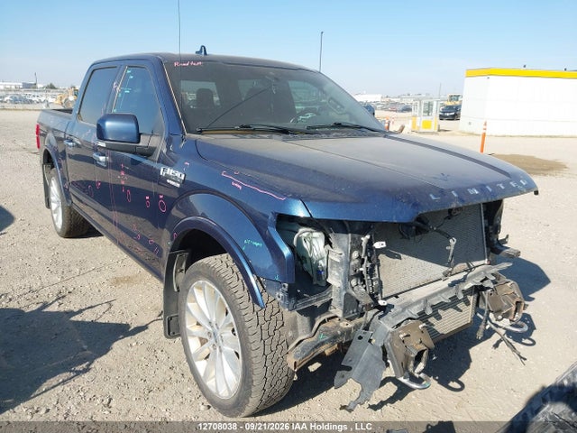 12708038 :رقم المزاد ، 1FTEW1EG3JFD64587 vin ، 2018 Ford F-150 Limited مزاد بيع