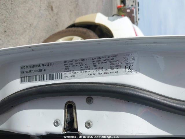 Продаж на аукціоні авто 2023 Ram 1500 Classic Slt, vin: 3C6RR7LT0PG666140, номер лоту: 12708040