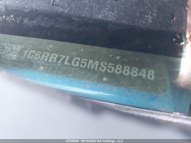 Продаж на аукціоні авто 2021 Ram 1500 Classic Slt, vin: 1C6RR7LG5MS588848, номер лоту: 12708049