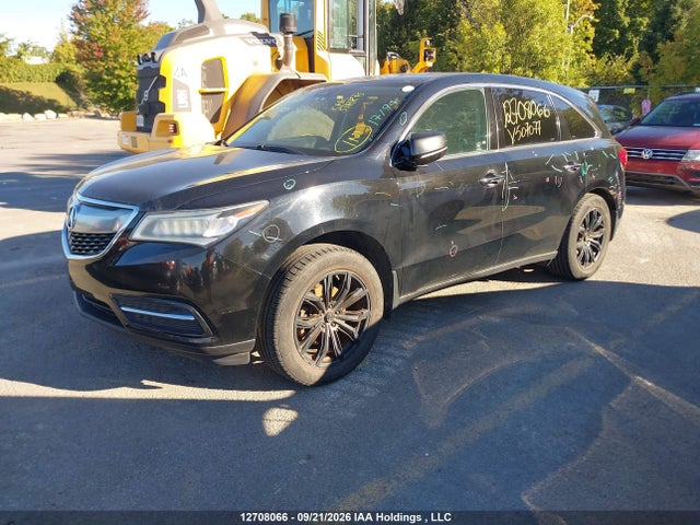 Acura Mdx Navigation Package 2016 5FRYD4H44GB507077 Image 2