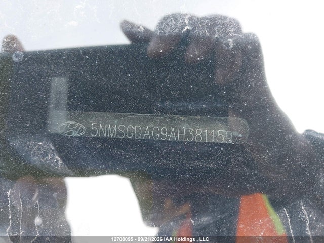 Aukcja sprzedaży 2010 Hyundai Santa Fe Gl 3.5, vin: 5NMSGDAG9AH381159, numer aukcji: 12708095