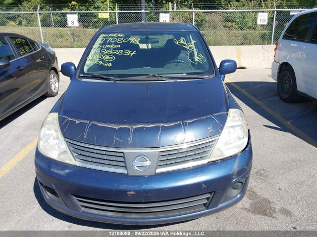 2007 Nissan Versa 1.8s მანქანა იყიდება აუქციონზე, vin: 3N1BC13E87L362834, აუქციონის ნომერი: 12708098