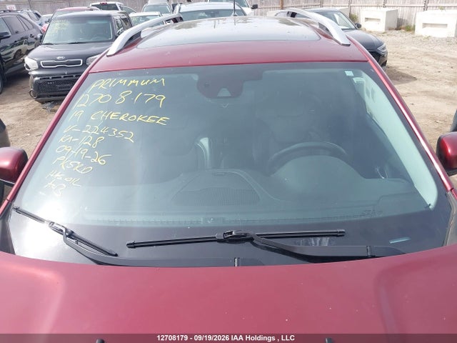 Aukcja sprzedaży 2019 Jeep Cherokee Limited, vin: 1C4PJMDN3KD224352, numer aukcji: 12708179
