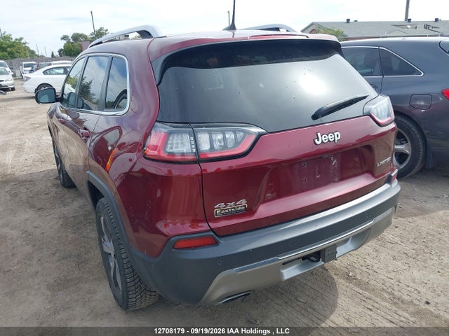Aukcja sprzedaży 2019 Jeep Cherokee Limited, vin: 1C4PJMDN3KD224352, numer aukcji: 12708179