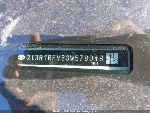 12708191 :رقم المزاد ، 2T3R1RFV8SW578048 vin ، 2025 Toyota Rav4 Xle/xle Premium مزاد بيع