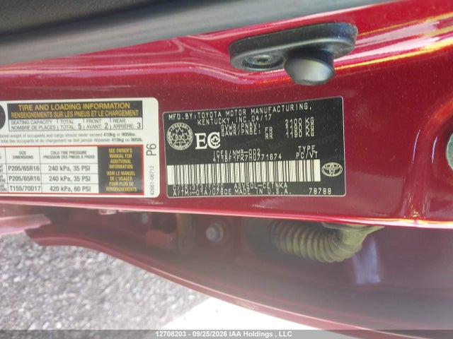 Toyota Camry 2017 4T1BF1FK7HU771674 Image 9