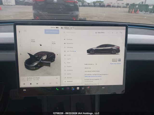 12708220 :رقم المزاد ، LRW3E7FA1RC201468 vin ، 2024 Tesla Model 3 Rwd مزاد بيع