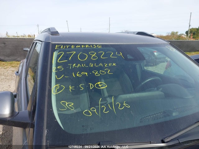 2025 Chevrolet Trailblazer Lt მანქანა იყიდება აუქციონზე, vin: KL79MRSL7SB169802, აუქციონის ნომერი: 12708224