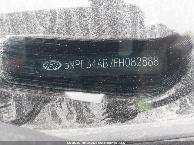 12708256 :رقم المزاد ، 5NPE34AB7FH082888 vin ، 2015 Hyundai Sonata 2.0t Ultimate مزاد بيع