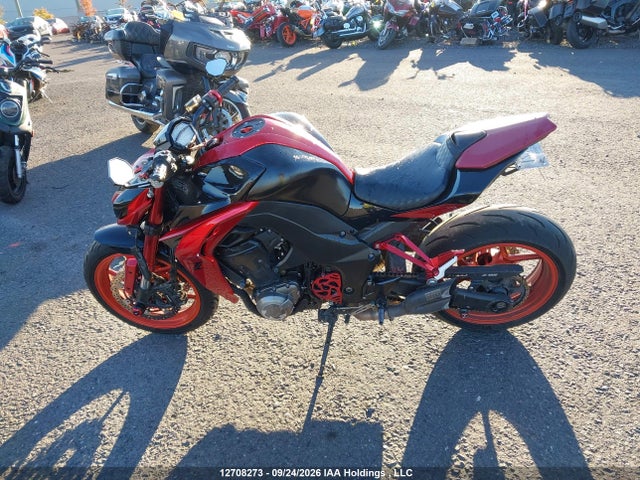 2016 Kawasaki Zr1000 G მანქანა იყიდება აუქციონზე, vin: JKAZRCG17GA010570, აუქციონის ნომერი: 12708273