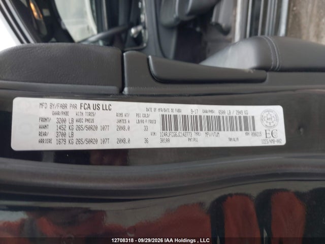 1C4RJFCG6JC142773 Jeep Grand Cherokee Overland