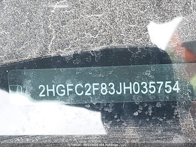 Honda Civic 2018 2HGFC2F83JH035754 Image 19