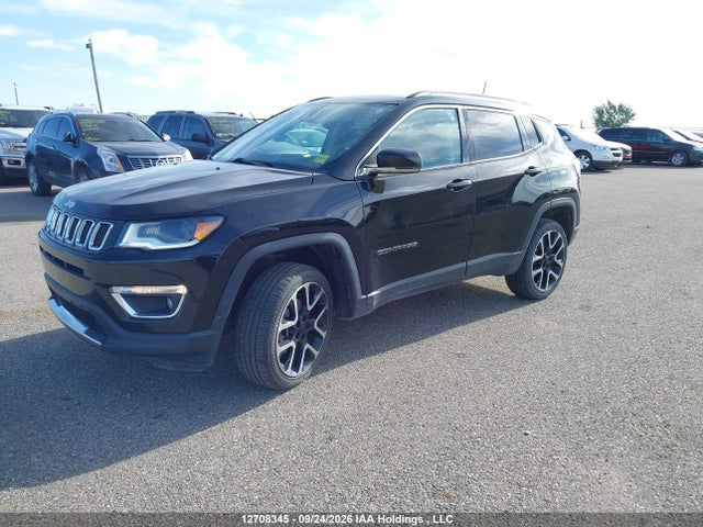 12708345 :رقم المزاد ، 3C4NJDCB2JT117283 vin ، 2018 Jeep Compass Limited مزاد بيع