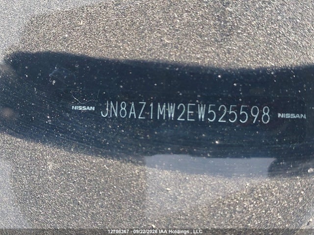 Продаж на аукціоні авто 2014 Nissan Murano S/sl/sv/le, vin: JN8AZ1MW2EW525598, номер лоту: 12708367