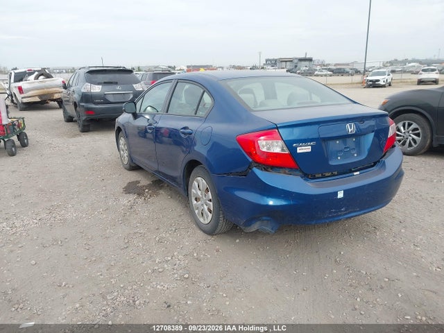 2012 Honda Civic Lx მანქანა იყიდება აუქციონზე, vin: 2HGFB2F40CH038355, აუქციონის ნომერი: 12708389