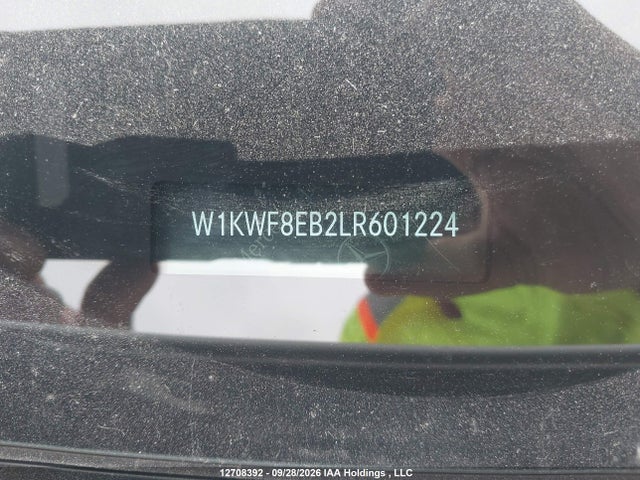 Aukcja sprzedaży 2020 Mercedes-benz C 300 4matic, vin: W1KWF8EB2LR601224, numer aukcji: 12708392