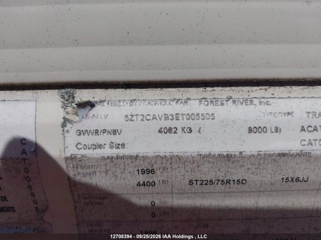 Coachmen Catalina 2014 5ZT2CAVB3ET005505 Image 9