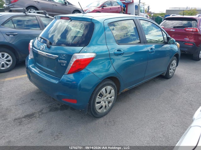 12702751 :رقم المزاد ، JTDKTUD36CD517716 vin ، 2012 Toyota Yaris Le مزاد بيع