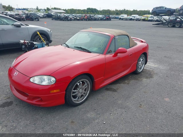 12703861 :رقم المزاد ، JM1NB353020226479 vin ، 2002 Mazda Mx-5 Miata 1.8/special Edition مزاد بيع