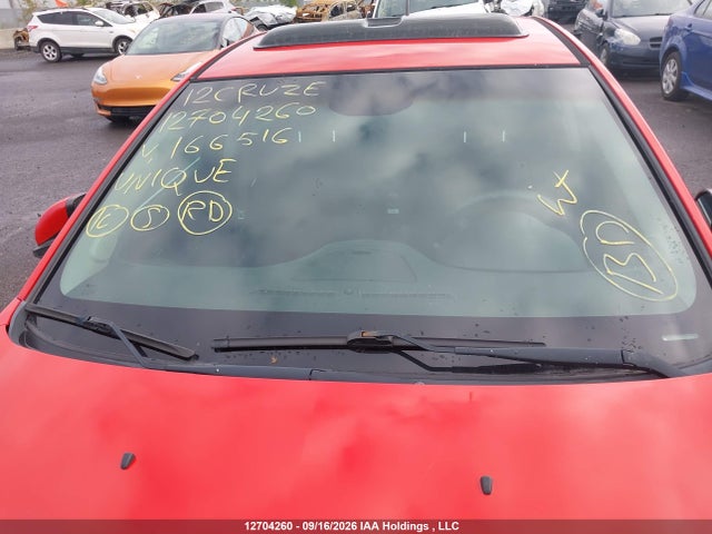 Aukcja sprzedaży 2012 Chevrolet Cruze Lt Turbo, vin: 1G1PG5SC3C7166516, numer aukcji: 12704260