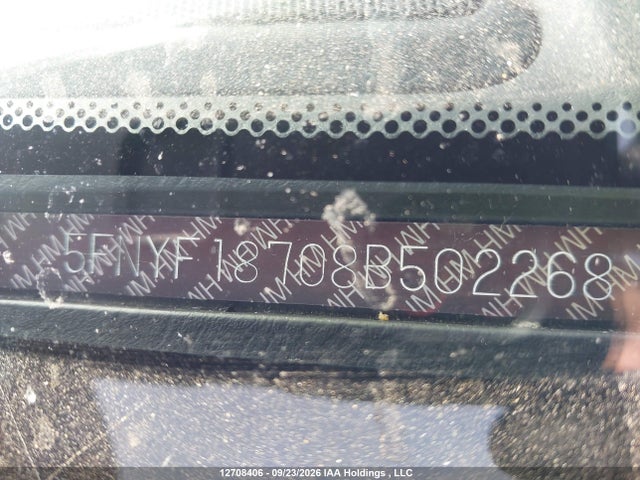 2008 Honda Pilot Exl მანქანა იყიდება აუქციონზე, vin: 5FNYF18708B502268, აუქციონის ნომერი: 12708406