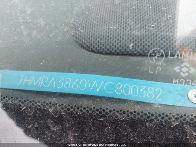 1998 Honda Odyssey მანქანა იყიდება აუქციონზე, vin: JHMRA3860WC800382, აუქციონის ნომერი: 12708472