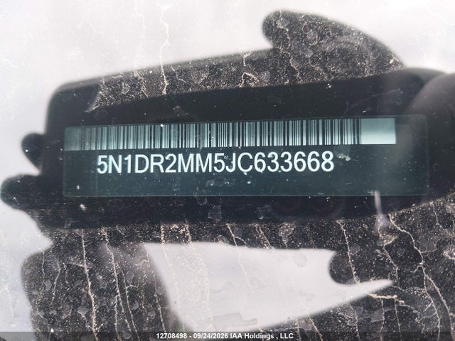5N1DR2MM5JC633668 Nissan Pathfinder Midnight Edition/platinum/s/sl Premium/sv Tech