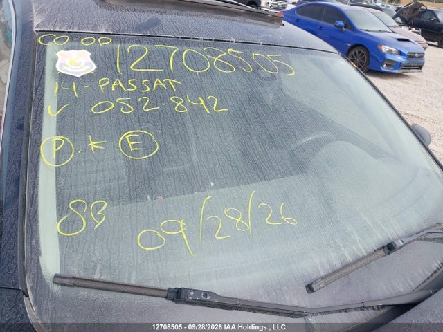 Продаж на аукціоні авто 2014 Volkswagen Passat 2.5l Comfortline, vin: 1VWBH7A31EC052842, номер лоту: 12708505