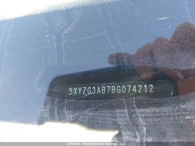 12708513 :رقم المزاد ، 5XYZG3AB7BG074212 vin ، 2011 Hyundai Santa Fe Gl 2.4 مزاد بيع