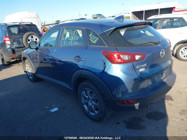 Auction sale of the 2018 Mazda Cx-3 Gx, vin: JM1DKDB7XJ0328315, lot number: 12708548