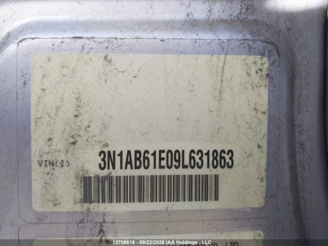 Продаж на аукціоні авто 2009 Nissan Sentra 2.0/2.0s/2.0sl, vin: 3N1AB61E09L631863, номер лоту: 12708616