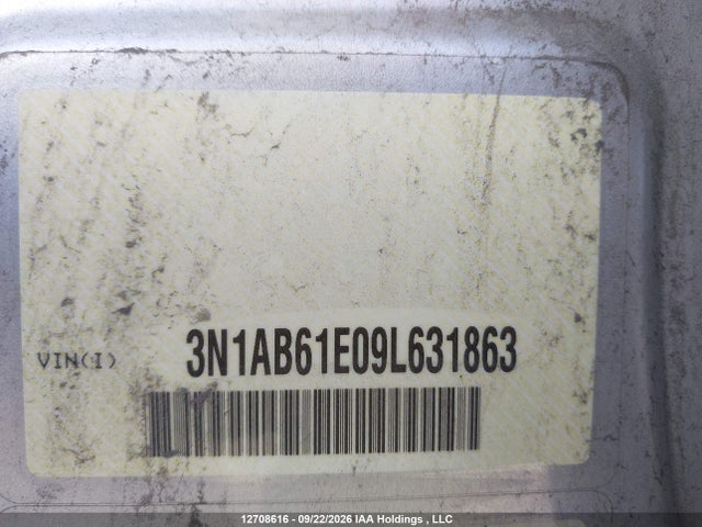 Продаж на аукціоні авто 2009 Nissan Sentra 2.0/2.0s/2.0sl, vin: 3N1AB61E09L631863, номер лоту: 12708616