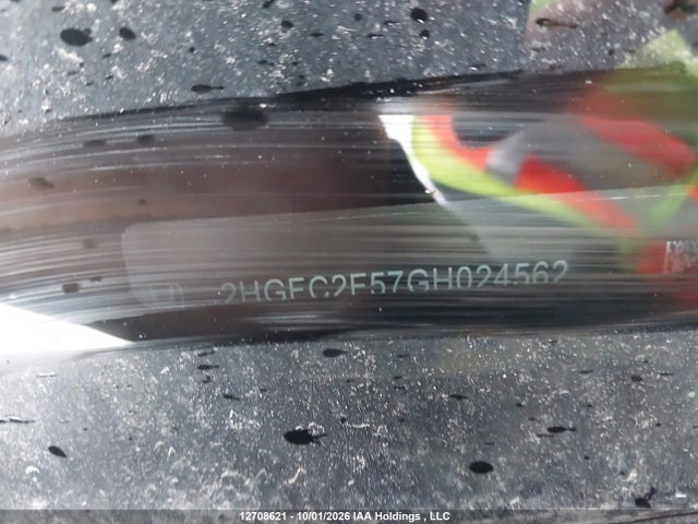 2016 Honda Civic მანქანა იყიდება აუქციონზე, vin: 2HGFC2F57GH024562, აუქციონის ნომერი: 12708621
