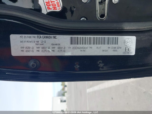 2017 Chrysler 300 C Platinum მანქანა იყიდება აუქციონზე, vin: 2C3CCASG2HH534147, აუქციონის ნომერი: 12708632