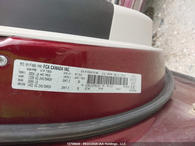 2C4RC1GG7HR510371 Chrysler Pacifica Limited