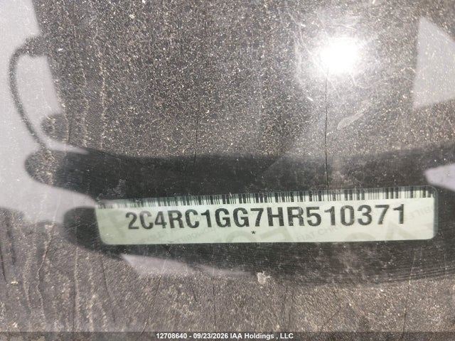 2C4RC1GG7HR510371 Chrysler Pacifica Limited