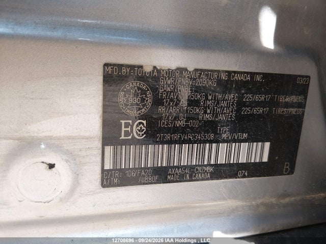 Toyota Rav4 Xle 2023 2T3R1RFV4PC345308 Image 18