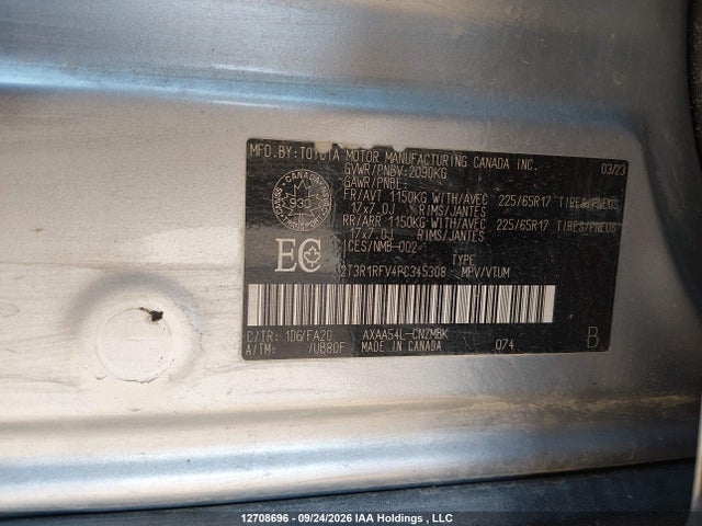 Toyota Rav4 Xle 2023 2T3R1RFV4PC345308 Image 9
