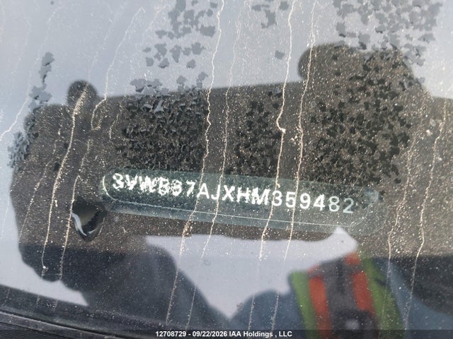 12708729 :رقم المزاد ، 3VWB67AJXHM359482 vin ، 2017 Volkswagen Jetta Wolfsburg Edition مزاد بيع