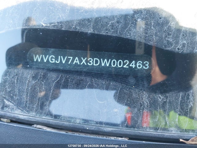 Продаж на аукціоні авто 2013 Volkswagen Tiguan, vin: WVGJV7AX3DW002463, номер лоту: 12708730
