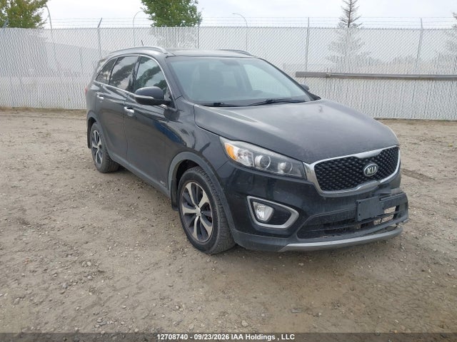 12708740 :رقم المزاد ، 5XYPHDA58GG078734 vin ، 2016 Kia Sorento Ex مزاد بيع
