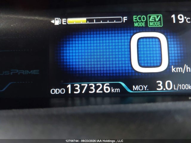 12708744 :رقم المزاد ، JTDKARFP8H3064490 vin ، 2017 Toyota Prius Prime مزاد بيع